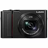 Panasonic LUMIX DC-TZ200DEGK Fotocamera Digitale Compatta con Sensore MOS da 20,1 MP, Registrazione Video 4K 24P e 30P, Fotocamera da Viaggio, Obiettivo Zoom Leica, Zoom Ottico 15X, Bluetooth, Nero