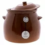 Ceramica rambilena | Pentola in terracotta refrattaria | Pentola a fuoco diretto | Pentola in ceramica tradizionale | Casseruola per spiedini | Pentola da 9 litri