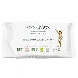 Eco by Naty Salviette per bambini Aloe Vera - Salviettine umidificate 100% compostabili e a base vegetale, adatte a bambini e neonati con pelle sensibile (672 unità, 12x56)