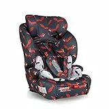 Cosatto Zoomi 2 iSize Seggiolino Auto - Da 76cm fino a 150cm, ISOFIT, poggiatesta regolabile, protezione dagli impatti laterali, facile installazione, testato R129 (Charcoal Mr Fox)