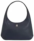 Tommy Hilfiger Borsa a Tracolla Hilfiger Staple, Hobo Donna, Blu Spaziale, One Size