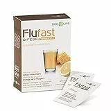 BIOS LINE, Flufast Difese+, Integratore Alimentare Con Propoli, Semi di Pompelmo, Vitamina C e Zinco, Aumento Difese Immunitarie, Senza Glutine e Lattosio, 20 Bustine Effervescenti