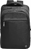 HP Zaino Professional per Laptop fino a 17,3 Pollici, Tasche Interne per Accessori, Tasca Esterna Portabottiglie, Cerniera Rinforzata, Realizzato con materiali resistenti all'acqua, Nero