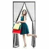 Zanzariera Magnetica per Porte 70x210cm, Impedendo Agli Insetti di Entrare Zanzariere Porta Finestra Chiusura Automatica, per Porte d'Ingresso,Porte, Cortili.