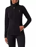 Champion Athletic Athletic C-Tech W - Compressive Extra Warm Jersey Slim Full Zip Felpa con Cappuccio, Nero, Donna FW23