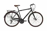 Alpina Bike Comfort 28', Bicicletta Uomo, Nero Semiopaco, 21v
