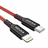 SIZUKA Cavo USB C a Lightning 2M, Cavo iPhone Tipo C [Certificato MFi] Power Delivery Carica Rapida USB C Lightning Compatibile con iPhone 14/13/12/12 Pro/11/11 Pro/11 Pro/XR/XS Max/XS/X/8 Plus/8