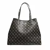 Guess Vikky Large Tote, Borsa Donna, Brown, Unica