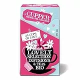 CUPPER Love Pack Biologico, Confezioni Regalo con Tè e Tisane Biologiche, Cofanetto con Filtri 100% Biodegradabili, Confezione da 24 Bustine