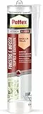 PATTEX Silicone Sigillante Finestre&Infissi, Silicone Trasparente Sigillante per Porte, Finestre e Infissi, Silicone Infissi per Interni ed Esterni, 1 Cartuccia da 280 ml
