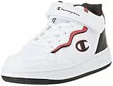 Champion Rebound Alter Mid B PS, Sneakers, Bianco/Nero/Rosso (WW012), 30 EU