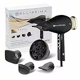 Bellissima Imetec Creativity 4 You, Asciugacapelli Professionale, 4 Accessori, Diffusore, Controllo Intelligente della temperatura, Ion Technology, Beauty Bag, 2 velocità, 3 temperature, 1800 W, Nero
