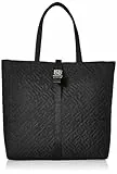 Tommy Hilfiger Borsa Tote Bag Donna TH Flow Tote con Tasche Interne, Nero (Black), Taglia Unica