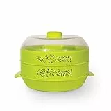 Cuisy - Vaporiera CMP, Plastica, multicolore, 2 ÉTAGES - 2,4 L