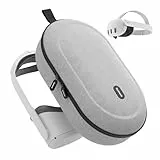 Syntech Custodia Rigida Compatibile Con Oculus/Meta Quest 3, Quest 2 Accessori PICO4 la Cuffie VR Con Cinturino Elite, Controller Touch E Altri Accessori, Design Elegante Per Il Viaggio E La Custodia