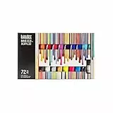 LIQUITEX 3699401 Basics - Pittura acrilica, Pigmenti per artisti monopigmentati, Resistente alla luce, durevole nel tempo, Finitura satinata, Set di colori 72 Tubetti da 22 ml