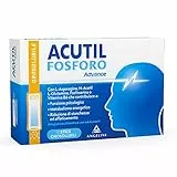 Acutil Fosforo Advance Orosolubile, Integratore Alimentare Polvere a base di L-Asparagina, N-Acetil-L-Glutamina, Fosfoserina e Vitamina B6, Senza Glutine e Lattosio, 12 Stick Orosolubili
