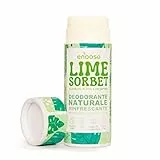 Deodorante Naturale ascelle Solido LIME e BERGAMOTTO - Antiodorante Biologico e Vegano - Bio roll on Senza Sali di alluminio o Bicarbonato - Nickel tested e Plastic Free - Made in Italy - 50 gr