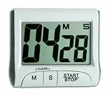 TFA Dostmann Egg Timer digitale, 38.2021.02, cucina, accessori sveglia a breve durata, fino a 99 min 59 sec, piccola e maneggevole