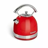 Schneider Hervidor electrico SCKE17R Bollitore, 2200 W, 1.7 Litri, Rosso