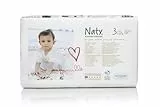 Naty By Nature Babycare, Pannolini usa e getta ecologici, taglia 3 (M, 4-9 kg), 52 pz.