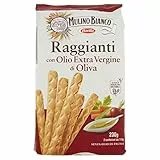 Mulino Bianco Grissini Raggianti con Olio Extravergine d'Oliva, Snack Salato per la Merenda, senza Olio di Palma - 230 gr