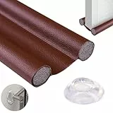 Paraspifferi sottoporta d'ingresso fredda e calda + ferma muro - Paraspifferi porta blindata per impedire l'ingresso di polvere e insetti - Guarnizione porta esterne ed interne regolabile fino 96cm