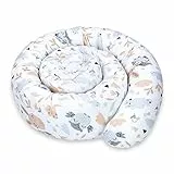 Totsy Baby Cuscino per dormire laterale Cuscino per il corpo 200 cm Cotone - cuscino per dormire lungo cuscino per collo cuscino per dormire sul lato Gufi