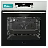 Hisense BSA5222AX - Forno a incasso con funzione vapore, Multi Air Flow, 1 estrattore telescopico, Cool Touch Door, Steam Clean, 71 l