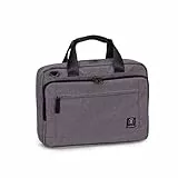 Invicta Borsa Ufficio Messenger 15.6'', Invicta Office, Grigio (841), 12 Lt, Lavoro y Tempo Libero