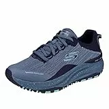 Skechers D'lux Trail Shoes, Stivali da Escursionismo Donna, Slate Blue, 41 EU