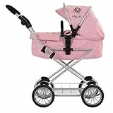 Daisy Chain Destiny, Carrozzina per Bambole con Sistema da Viaggio - Raccomandata per Bambini dai 5 ai 9 Anni. (Classic Pink)