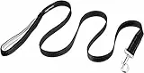 Amazon Basics - Guinzaglio imbottito con maniglia per cani, 1,21 m, Nero