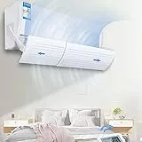 DYBOHF Deflettore condizionatore universale, Regolabile Parabrezza Aria condizionata Scudo, Freddo/Calda, per casa/Ufficio,Anziani, Neonati, Donne in Gravidanza - Bianco