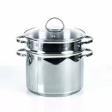 Moneta Allegro Pastaiola 22cm in Acciaio Inox per tutti i Fuochi 5,9 Litri