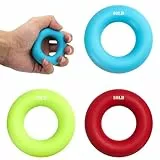 3 Pezzi Anelli per l’allenamento Dell’avambraccio, Anello di Rafforzamento Muscolare, Rafforzatore Della Presa della Mano, Silicone Attrezzo Ginnico per Avambraccio, per Fitness(30/40/50LB)