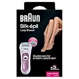 Braun Silk-épil Rasoio Elettrico Donna, Depilatore Donna con Cavo a Corrente, Rifinitore e Sistema Esfoliante 3in1 con 2 Accessori, Idea Regalo, LS5-360 Rosa