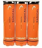 HEAD Radical, Palline Tennis Unisex Adulto, Giallo, Taglia unica, Confezione da 3 set con 4 palline da tennis ( 12 palline)