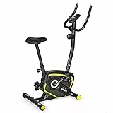 Diadora Fitness Lilly Evo, Cyclette Magnetica, Fino a 110 kg di Peso Unisex Adulto, Nero/Giallo a norma CE