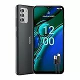 Nokia G42 Smartphone 5G 128GB, RAM 6GB espand. 11GB, Tripla Camera 50 Mp, Display HD+ 20:9 90Hz da 6.56″, Android 13, Batteria da 5000 mAh, Dual Sim, Grey, versione con cavo USB Type-C aggiuntivo