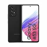 Samsung Galaxy A53 5G Smartphone Android, Display Infinity-O FHD+ Super AMOLED 6.5”¹, 6GB RAM e 128GB di memoria interna espandibile², Batteria 5.000 mAh, Awesome Black [Versione Italiana]