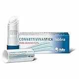 Connettivinastick labbra Fidia farmaceutici | Stick labbra da 3 g a base di Acido ialuronico 0,2% | Per labbra danneggiate, secche e screpolate