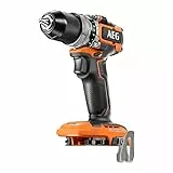 AEG AEG BSB18SBL-0 Avvitatore a Impulsi Subcompact 18V Bbrushless, Potenza Fino a 65 Nm, Batteria Non Inclusa, Mandrino in Metallo da 13 mm, Peso di 1.3 Kg con Batteria 2.0A, Lunghezza di 165mm