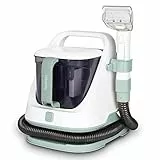 Pulitore tessile compatto TWT77 H.Koenig. Serbaoi rimovibili per acqua pulita e sporca; per tutti i tipi di tessuti: materassi/tappeti/divani. Aspirazione potente. 650W