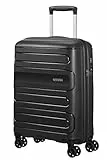 American Tourister Sunside Spinner 55/20 Bagaglio a mano, S (55 cm - 35L), Nero (Black)