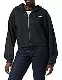 Wrangler Zip Hoodie Maglia di Tuta, Faded Black, 3X-Large da Donna