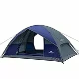 Forceatt Tenda da Campeggio Doppia Porta Tenda da Campeggio per Esterni Antivento e Impermeabile Leggero Adatto per Escursionismo Festival all'aperto Zaino in Spalla Viaggio di Sopravvivenza