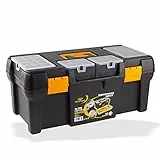 Art Plast 5700 Valigetta Porta Utensili, in Plastica, Nero/Giallo