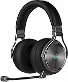 Corsair Cuffie da gioco VIRTUOSO RGB WIRELESS SE ad alta fedeltà (suono surround 7.1, microfono omnidirezionale di qualità professionale con PC, PS4, Switch e compatibilità mobile) Gunbronze