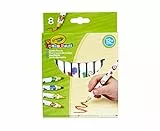 CRAYOLA - Mini Kids, Maxi Matite a Forma Esagonale, 8 Pezzi, Età 12 Mesi, Pastelli colorati Prima Infanzia, per bambini a partire da 1 anno, Colori Assortiti, 3678